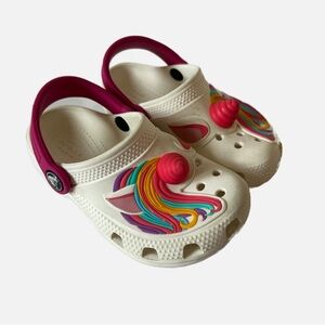 Toddler Size 8 Unicorn Crocs